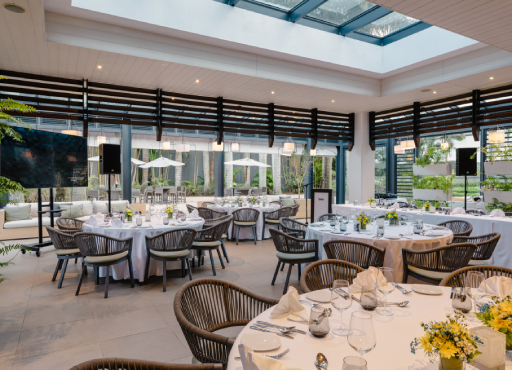 Préparation d’un événement professionnel en cours au Voilà Hotel à l’île Maurice