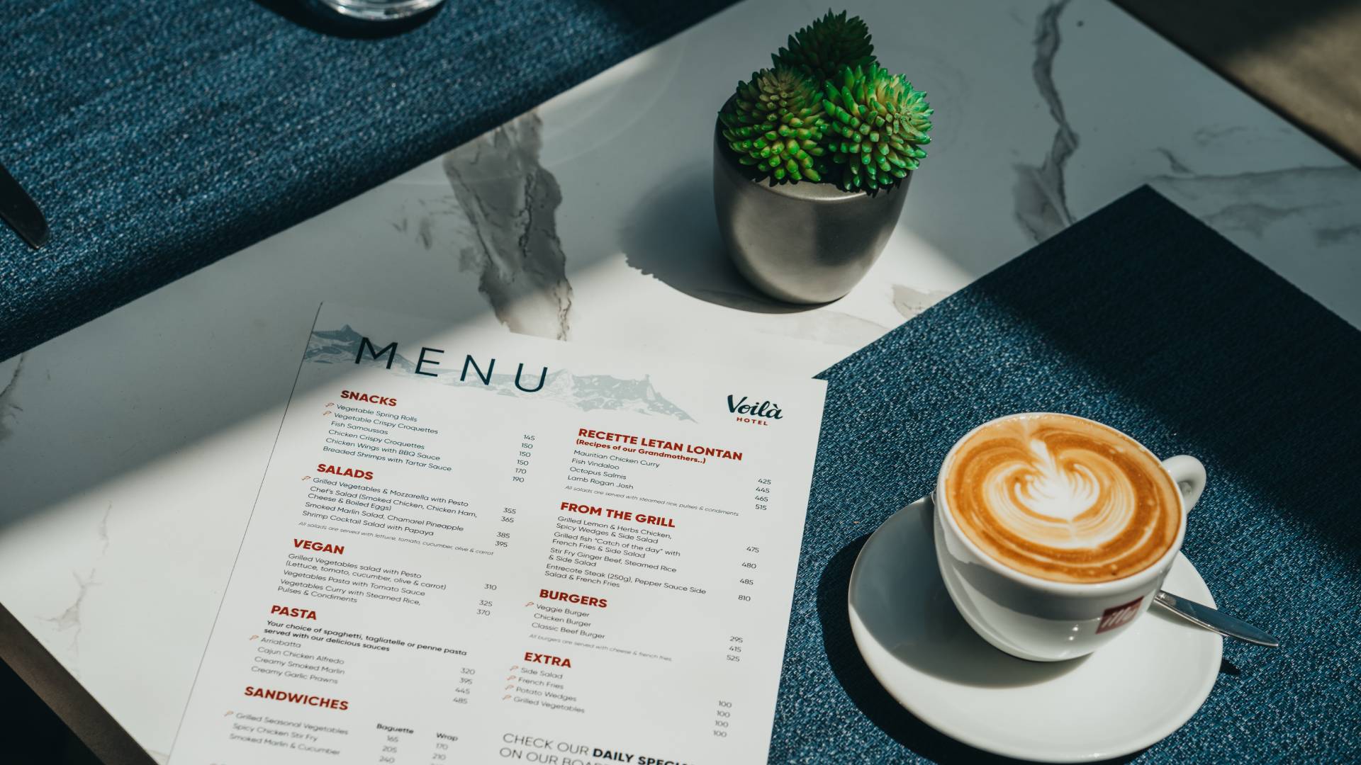 Business Lunch in the Centre of Mauritius