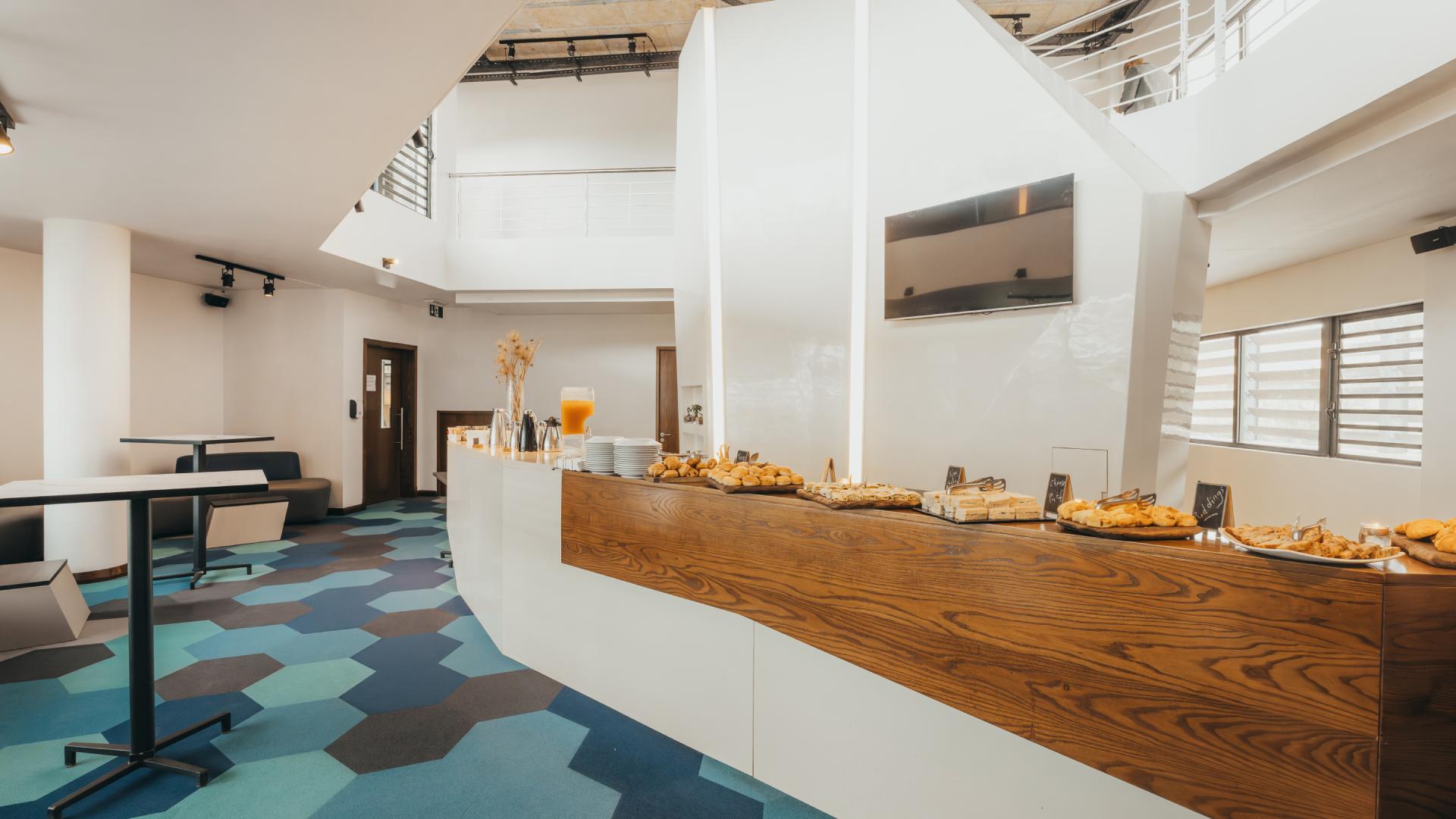 Fresh buffet selection served at Voilà Hotel