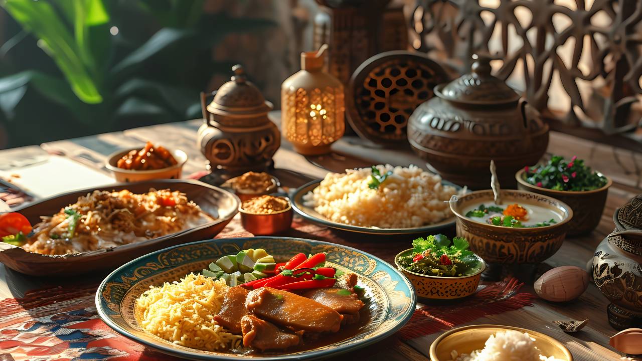 Authentic Moroccan dish