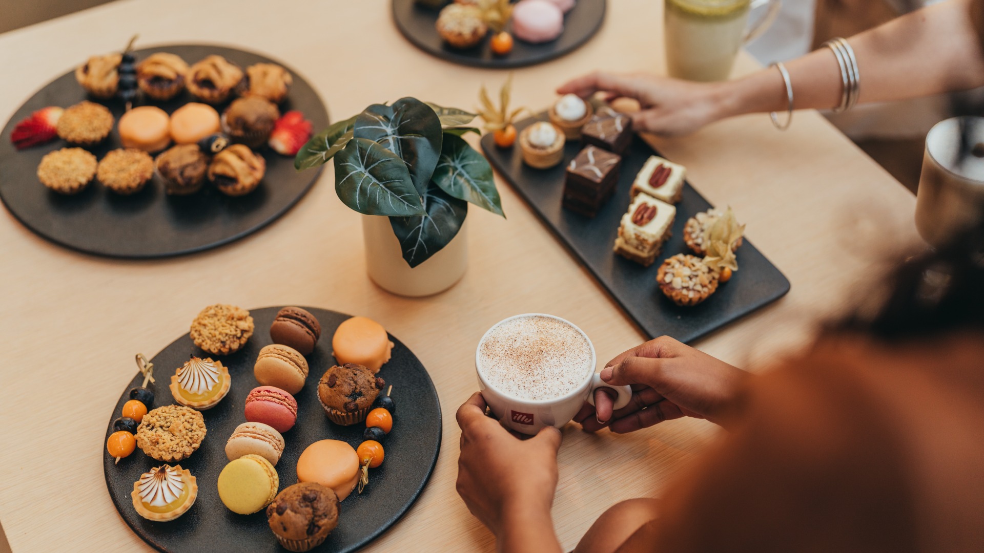 Refreshments served after a business meeting at Voilà Hotel