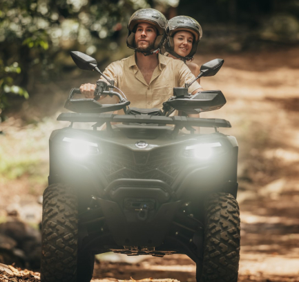 Quad biking adventure in Mauritius Bel Ombre Nature Reserve